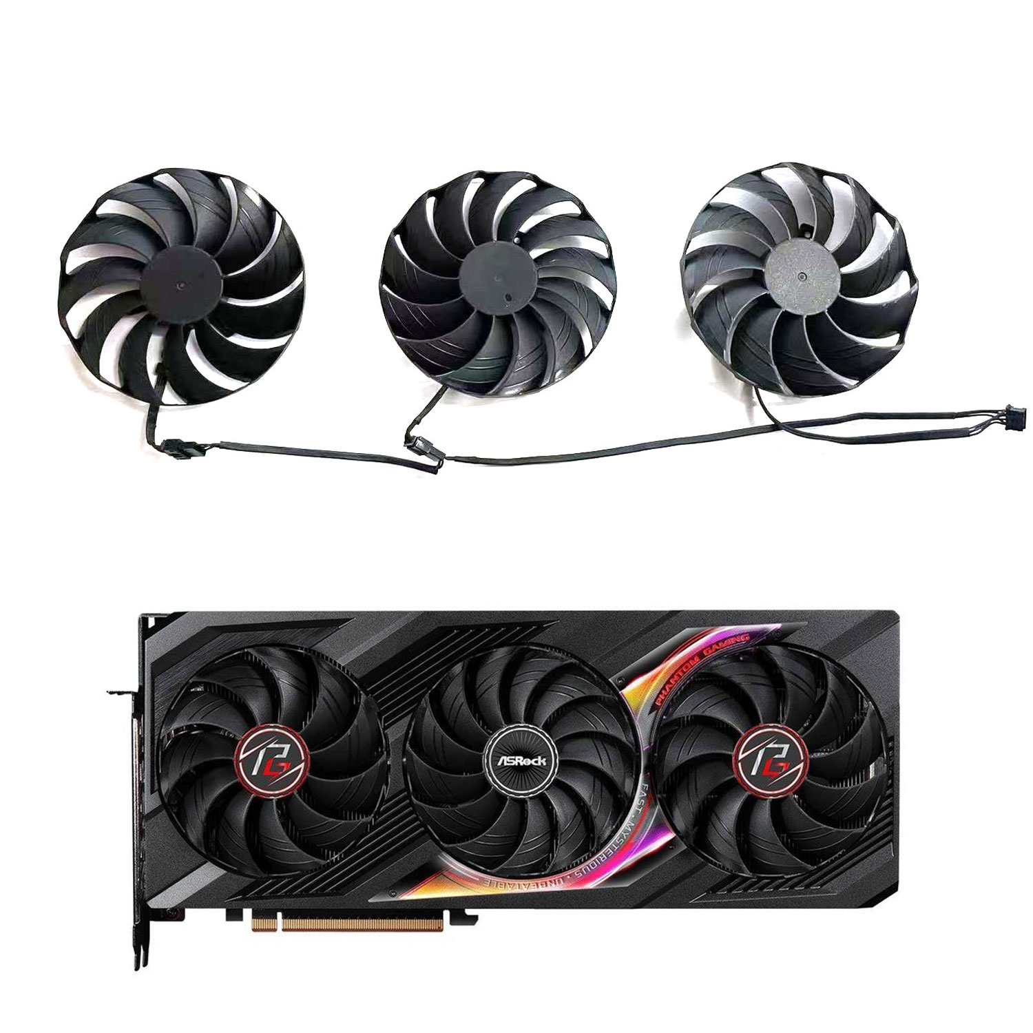 New Cooling Fan 4PIN 98MM CF10 - Rx 7800 Xt 16Gb 评论和价格
